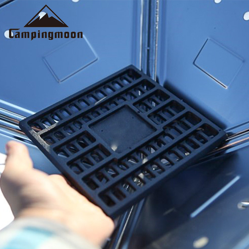 柯曼烧烤炉铸铁碳床焚火台炭板自带引火区不易变形结构多个通风孔,户外/登山/野营/旅行用品,烧烤盘,淘宝优惠券,粉丝福利购,淘宝优惠卷