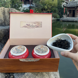 空折枝江西婺源高山云雾仙枝红茶清香甘醇2024年200g新年春节送礼