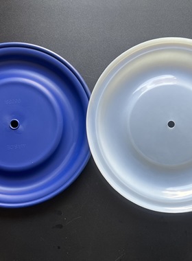 3寸气动隔膜泵膜片189296蓝色山道胶/白膜F46特氟龙隔膜片耐腐蚀