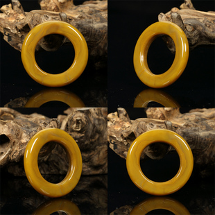 珏艺坊宣化战国红玛瑙精品平安扣环璧袈裟扣 H45