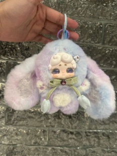 Lucky Deer Nai 晚安小兔 秘密花园 鸢尾 +华子钻+手工蝴蝶结