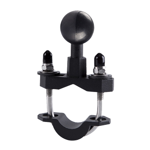 摩托车电动车U型球头25mm球头车把安装铝合金手机支架配件通用