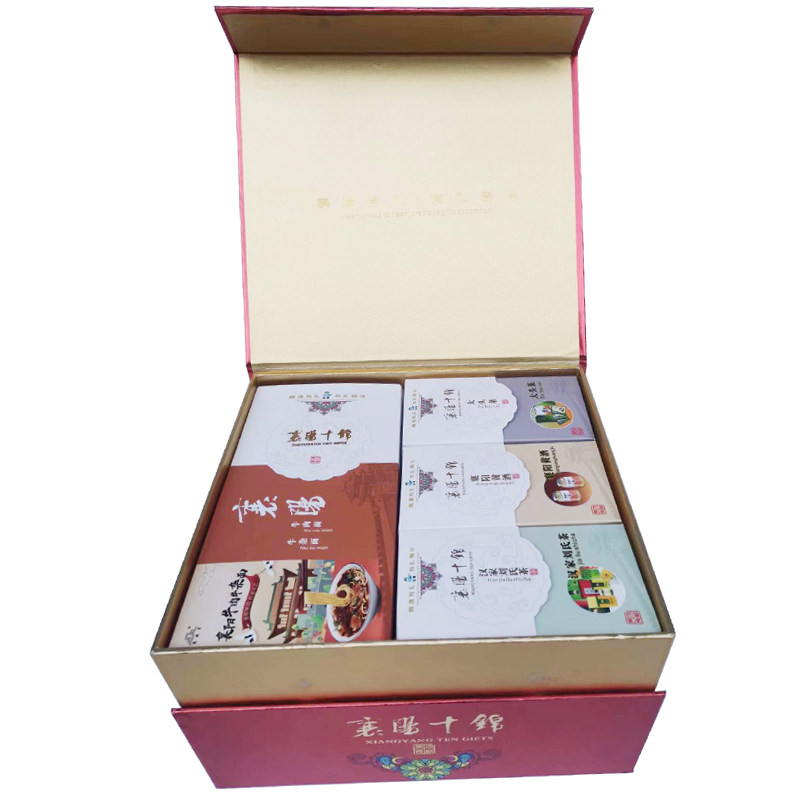 襄阳美食礼盒礼品组合装湖北特产襄阳牛肉面牛杂面大头菜金刚酥