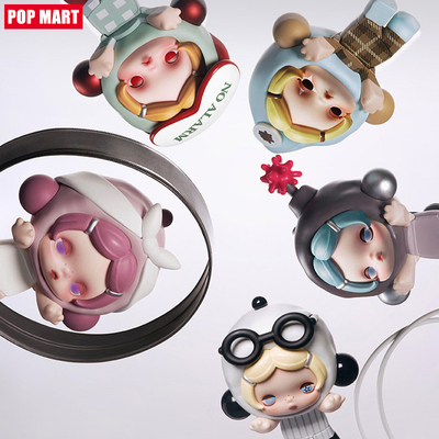 POP MART泡泡贴贴 SKULLPANDA 不想不想系列公仔盲盒手办正版萌粒