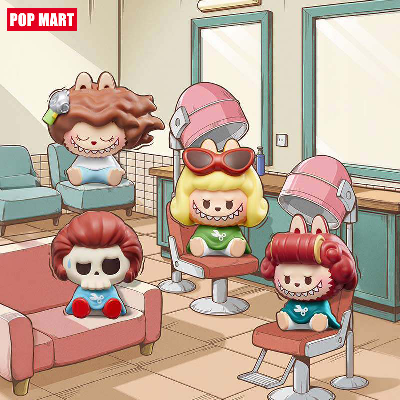 POP MART泡泡玛特LABUBU THE MONSTERS 复古理发店拉布布潮玩盲盒图片