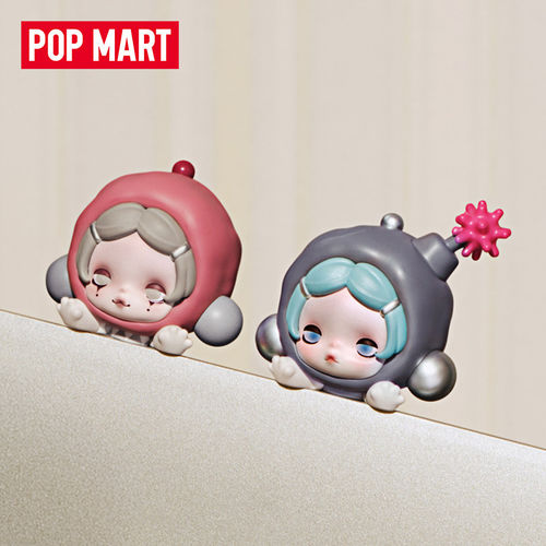 不想不想系列POP MART泡泡玛特泡泡贴贴 SKULLPANDA 萌粒公仔盲盒