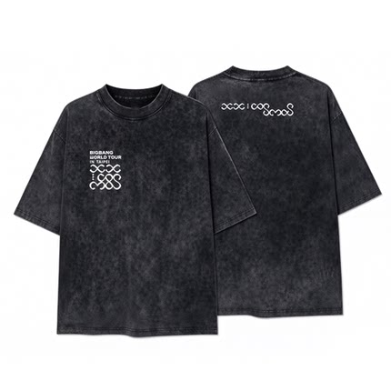 DG权志龙Bigbang全球巡演paris taipei应援服钢琴键短袖T恤卫衣