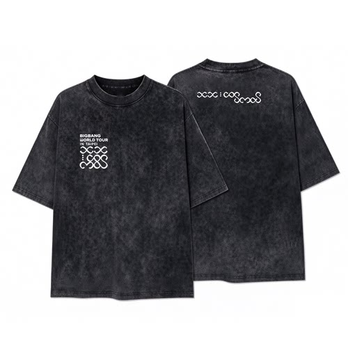 DG权志龙Bigbang全球巡演paris taipei应援服钢琴键短袖T恤卫衣