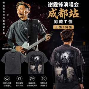 2026锋味谢霆锋成都北京演唱会同款Z字母2.0短袖t恤反光Evolution