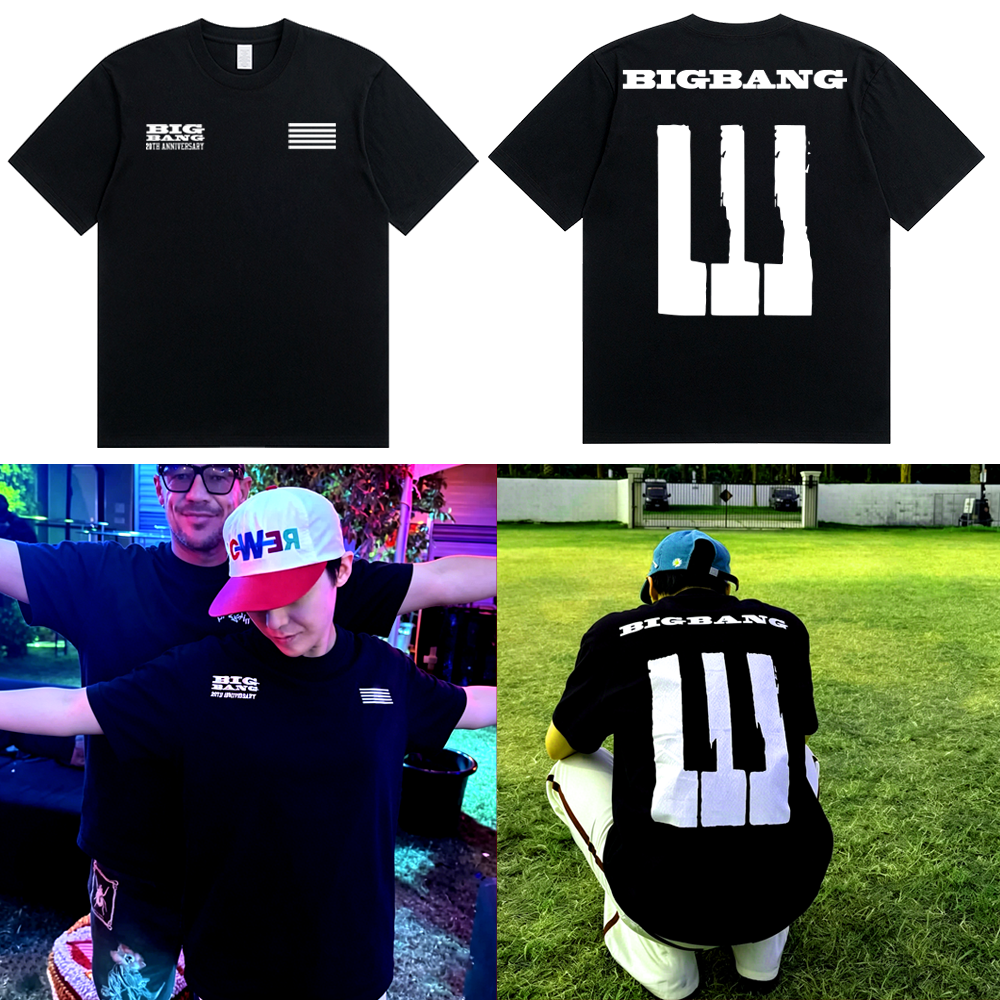 科切拉音乐节bigbang20周年GD权志龙演唱会同款coachella短袖T恤