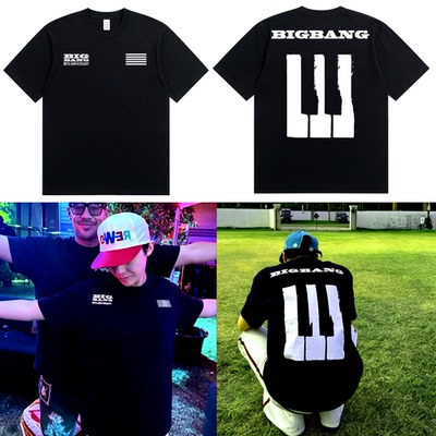 科切拉音乐节bigbang20周年GD权志龙演唱会同款coachella短袖T恤