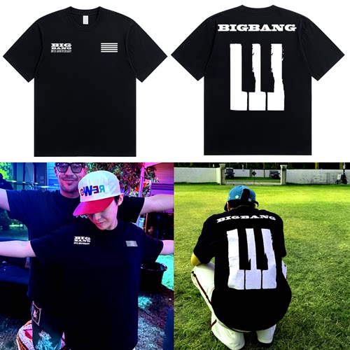科切拉音乐节bigbang20周年GD权志龙演唱会同款coachella短袖T恤