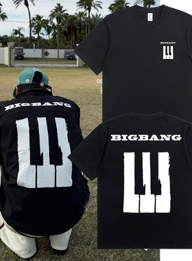 科切拉音乐节bigbang20周年GD权志龙演唱会同款coachella短袖T恤