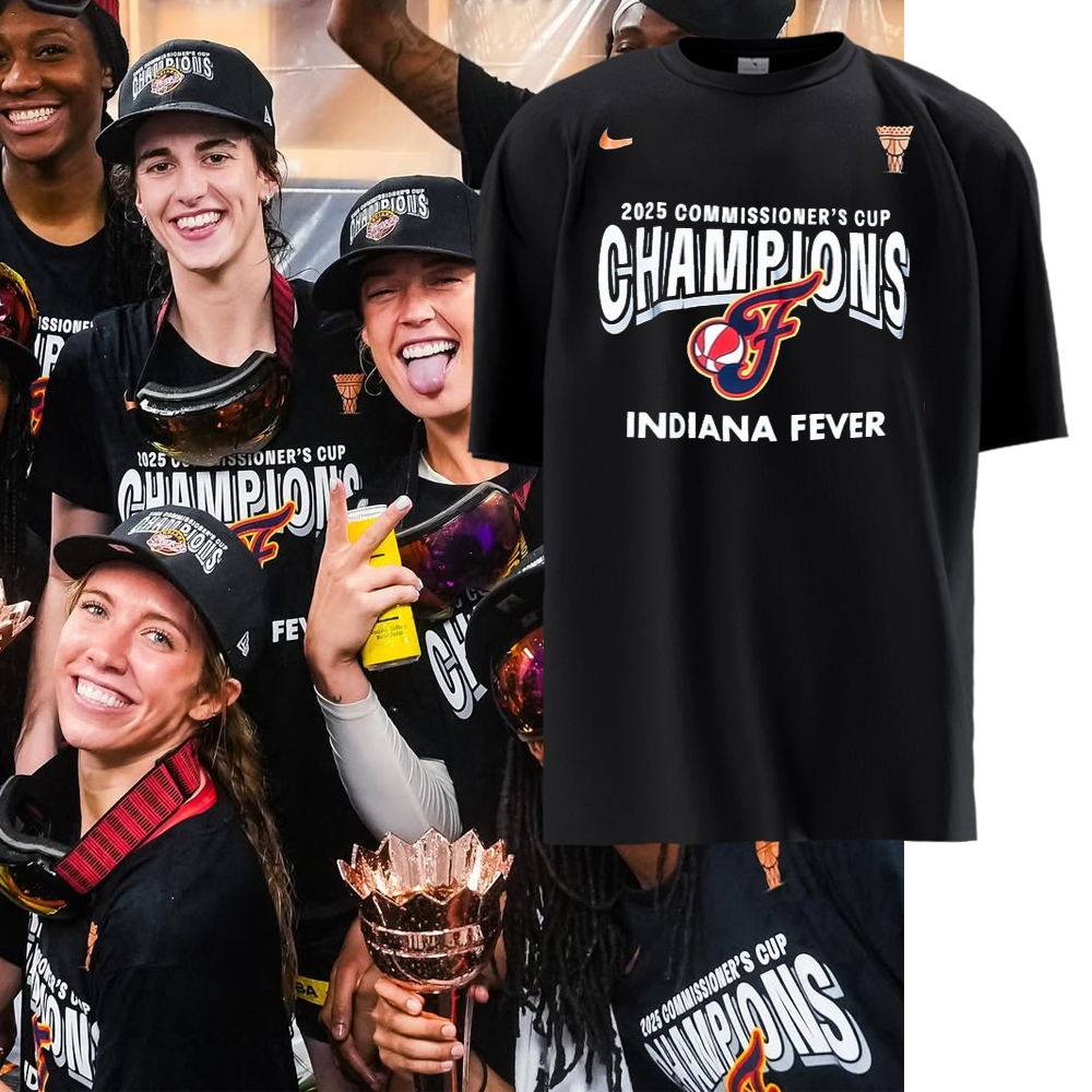 2025WNBA印第安纳狂热Indiana Fever夺冠同款凯特琳克拉克短袖T恤
