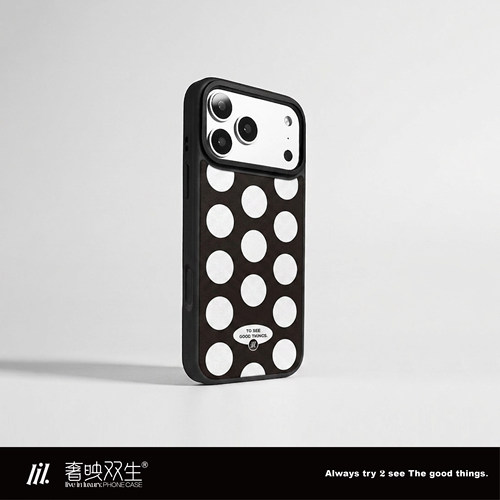 LIL原创秩序之光适用苹果华为小米手机壳iPhone17promax新款16磨砂15ins超薄14文艺复古波点玻璃少女电镀防摔