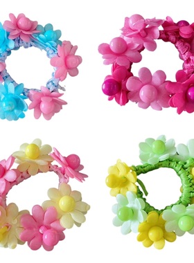 官网14.95澳币花朵女孩皮筋头饰饰品发圈可爱淑女风儿童皮筋公主