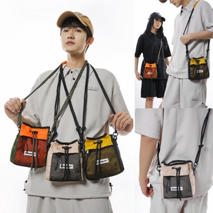 中大童工装运动斜挎包儿童百搭休闲手机包女孩子日常百搭男童钱包