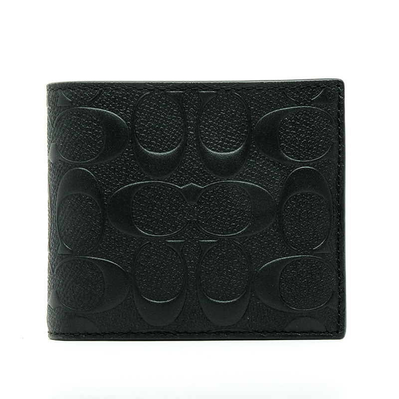 COACH/蔻馳2018新品美國男士字母燙印短款錢包兩折錢夾F75371在類目 箱包皮具/熱銷女包/男包, 錢包中 - 來自Buy2taobao.com提供專業的淘寶代購服務