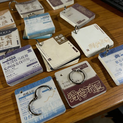 铁圈小本子便签本随身口袋记事本小号线圈本迷你活页环扣式单词本