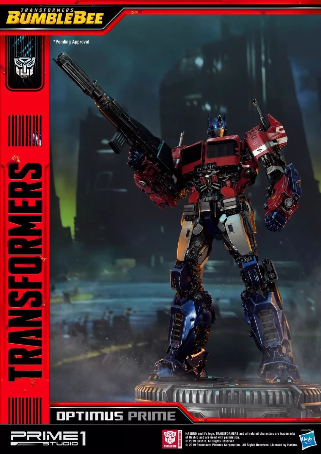 全新现货Prime 1 studio 变形金刚外传-大黄蜂 电影 擎天柱 雕像