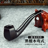 Старомодная курительная трубка ручной работы из сандалового дерева, мужской мундштук, аксессуары