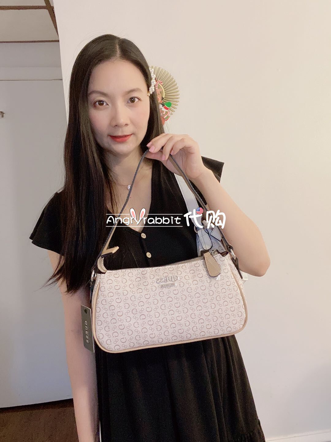 美国代购  GUESS 女包 腋下包 麻将包 单肩包