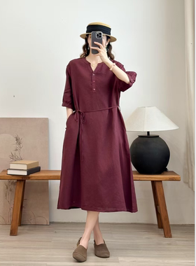 320维维服饰！051-100单品好货亚麻汉麻上衣裤子半裙