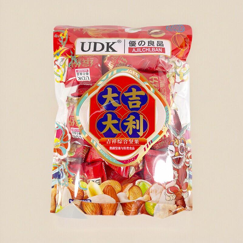 *UDK优之良品大吉大利吉祥综合坚果混合果仁小包装年货食品小零/