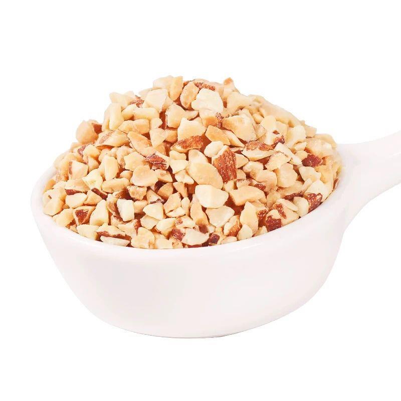 *盐焗巴旦木碎仁烘焙原料商用坚果大杏仁干果扁桃仁巴达木切丁/