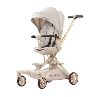 宝宝好V16遛娃神器轻便折叠可坐可躺双向高景观溜娃婴儿推车