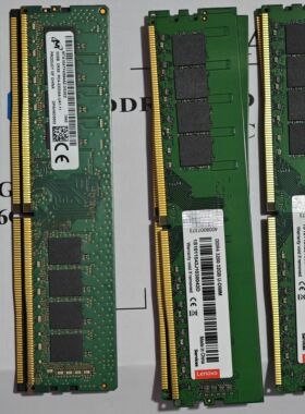 拆机 三星 镁光 16G 32G DDR4 3200台式机内存条UDIMM