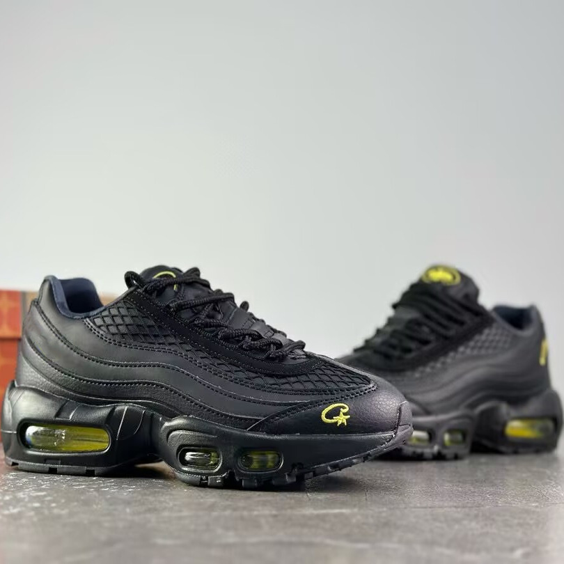 春秋季新款气垫鞋男鞋潮流百搭复古网面鞋内增高减震运动休闲女鞋