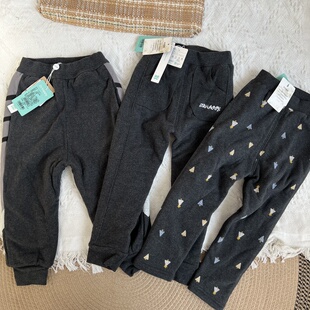 清仓小博士三层蚕丝保暖裤男女童90-100舒适亲肤厚实棉裤