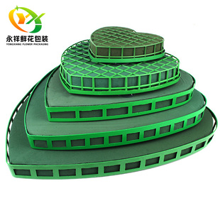 婚车花装 饰塑料吸盘 饰棒棒糖3CM吸盘单双心爱心带花泥吸盘花车装