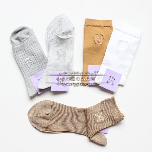 薄款女士短袜短袜安娜苏