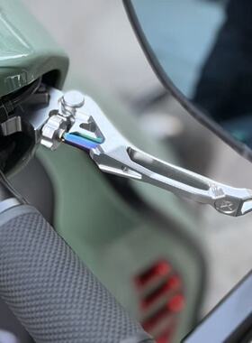 用于vespa 24款 春天 冲刺 150 gts gtv 300改装vrx刹车牛角 拉杆