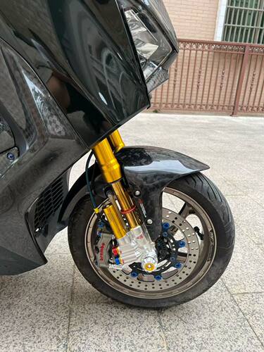 适用于雅马哈xmax300改装东竞堂倒叉前减震 英本后减震减震芯钛尺