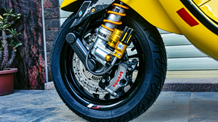 适用于vespa春天 冲刺150 改装恶棍220mm刹车盘 布雷博m50s卡钳