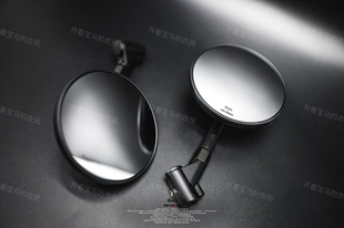CORSE 全系黑色小众反光镜 factory 后视镜 Ghost 用于vespa