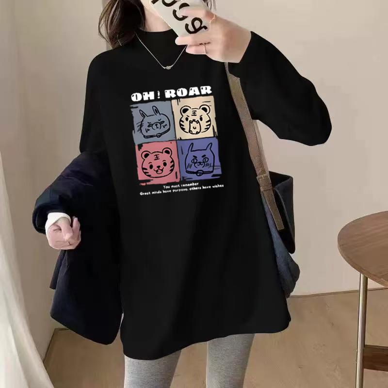 韩版大码女装胖mm德绒打底衫2025秋季300斤长袖t恤宽松上衣打底衫