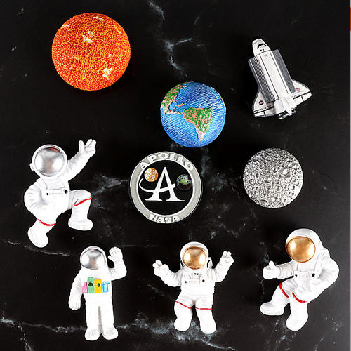 美国阿波罗宇航员太空星球冰箱贴
