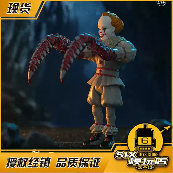 【Six in Stock】52Toys Lightning Dance Clown It Pennywise Retro Hanging Card