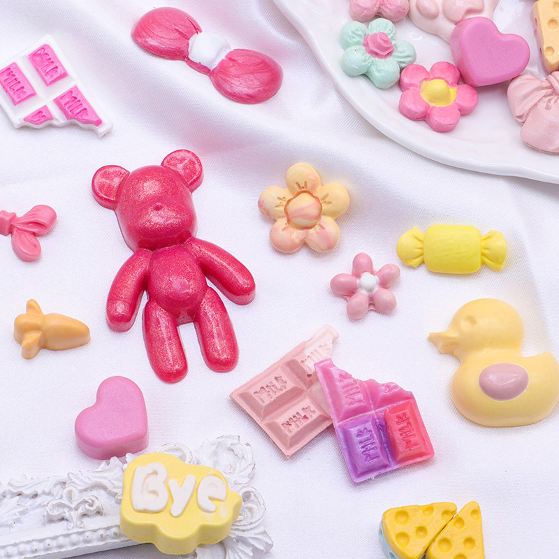火漆蜡粒硅胶模具奶酪巧克力 暴力熊火漆印章模具儿童手工DIY玩具