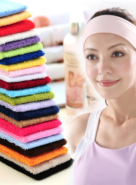 韩版运动瑜伽束发带毛巾料速发带化妆敷面膜洗脸发带冬季成人头饰
