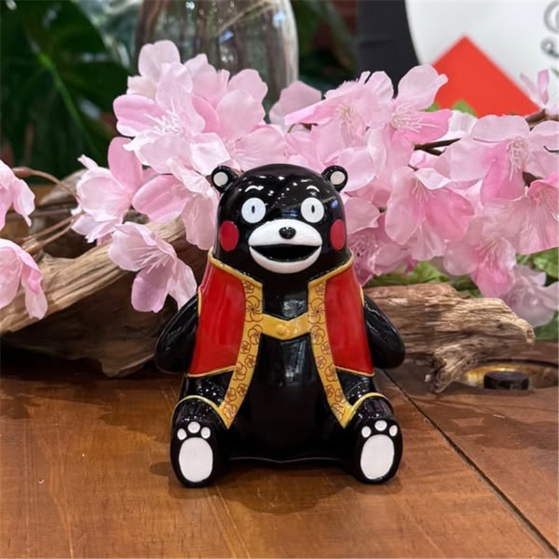 现货熊本熊陶瓷摆件日本代购