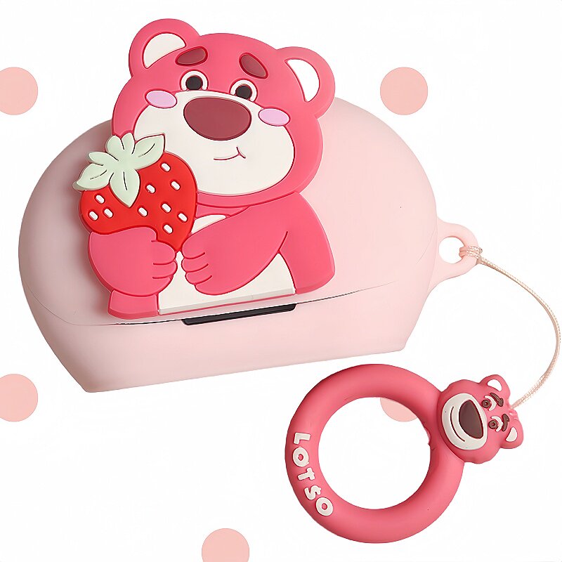 适用于JBL Clips琉璃扣耳夹式蓝牙耳机保护套可爱情侣卡通JBL Soundgear Clips 琉璃扣一体式硅胶软壳