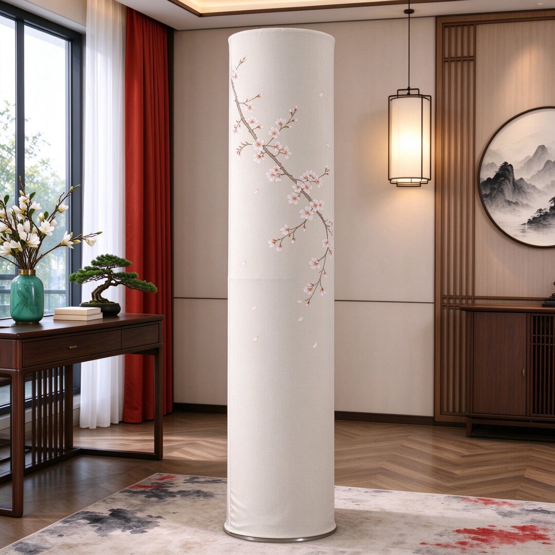 适用于海信易省电E280空调罩立式KFR-50LW/E280-X1圆形2匹柜机