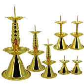 精品合金烛台居家供奉佛堂婚庆中式 复古欧式 摆件香烛拜神莲花烛台