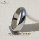 5mm宽大码 光面素圈戒指男女哈氏合金耐腐蚀单身原创简约闭口素戒