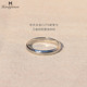 素圈戒指男女哈氏合金耐腐蚀原创小众设计冷淡风闭口简约情侣对戒